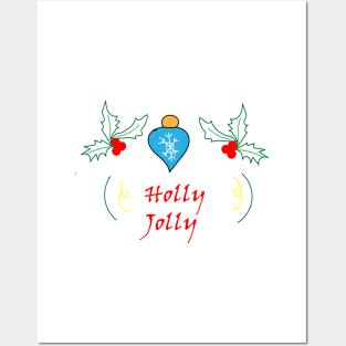 Holly Jolly Posters and Art